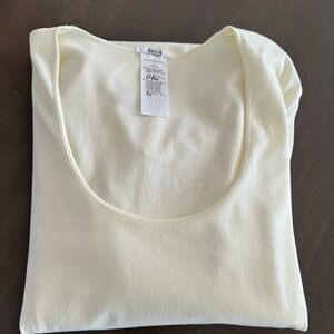 Wolford Tokio String Body Size Medium in Primrose Cream Pale Yellow